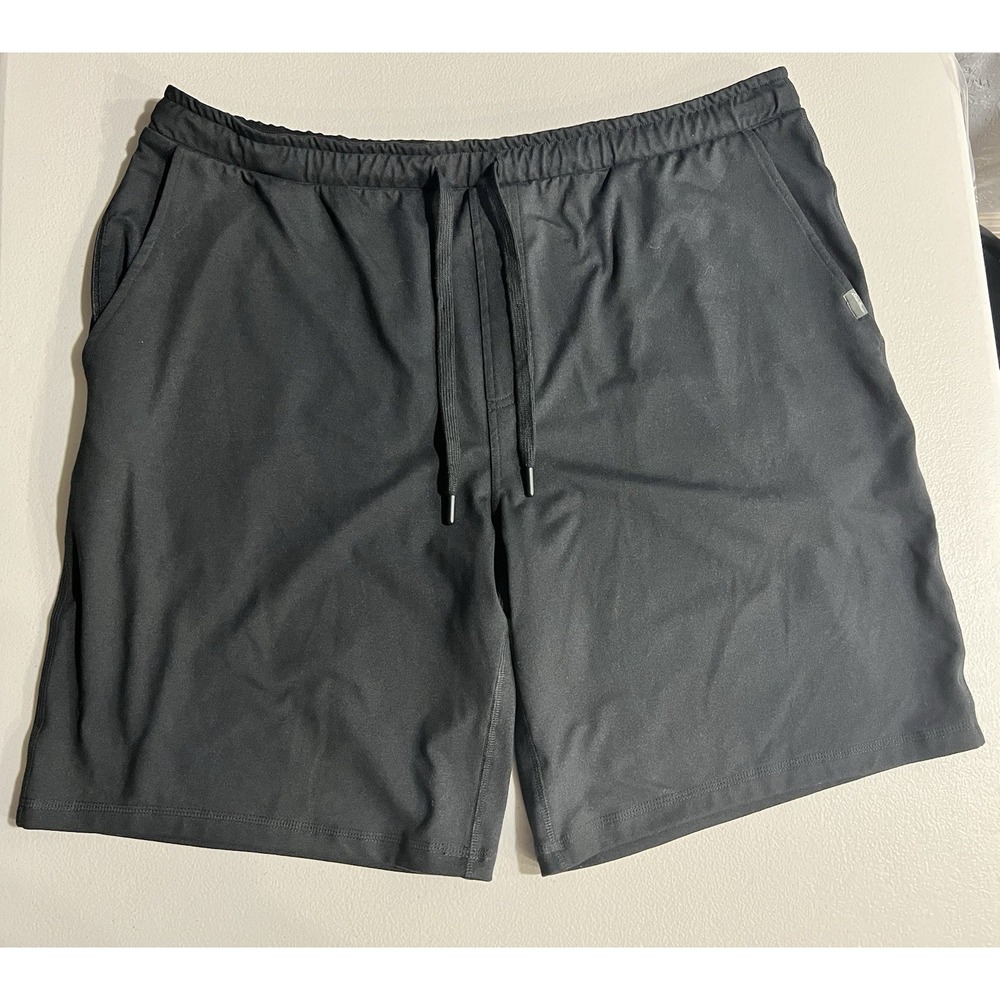 Eddie Bauer Mens Black Lounge Shorts XL Comfortable Soft Stretchy Pockets